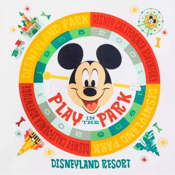 Disney Parks “play in the park” Disneyland Resort ringer t-shirt - Picture 2 of 3